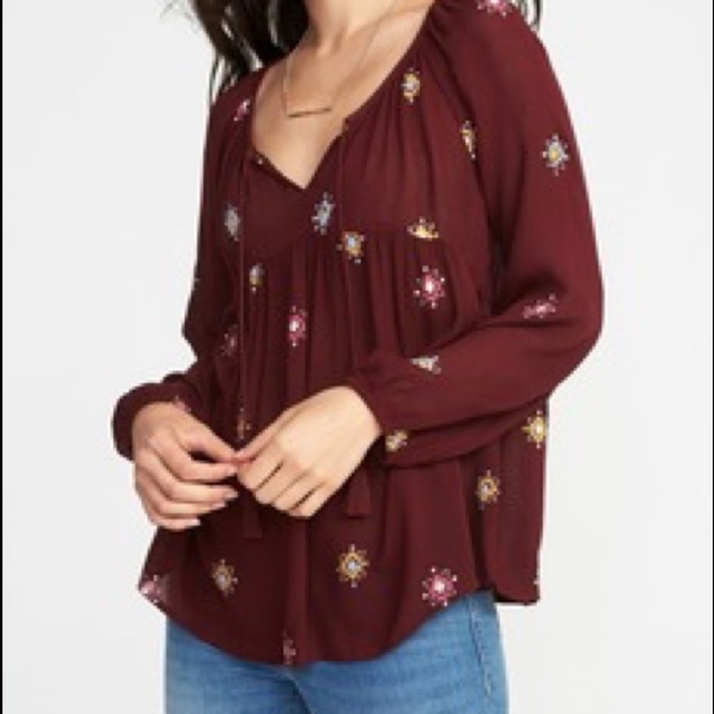 Old Navy Peasant Blouse